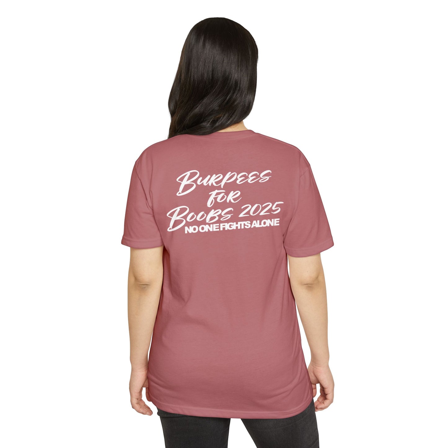 Fight for the Boobs | 3-46 GRIT CrossFit Breast Cancer Awareness Unisex Tee