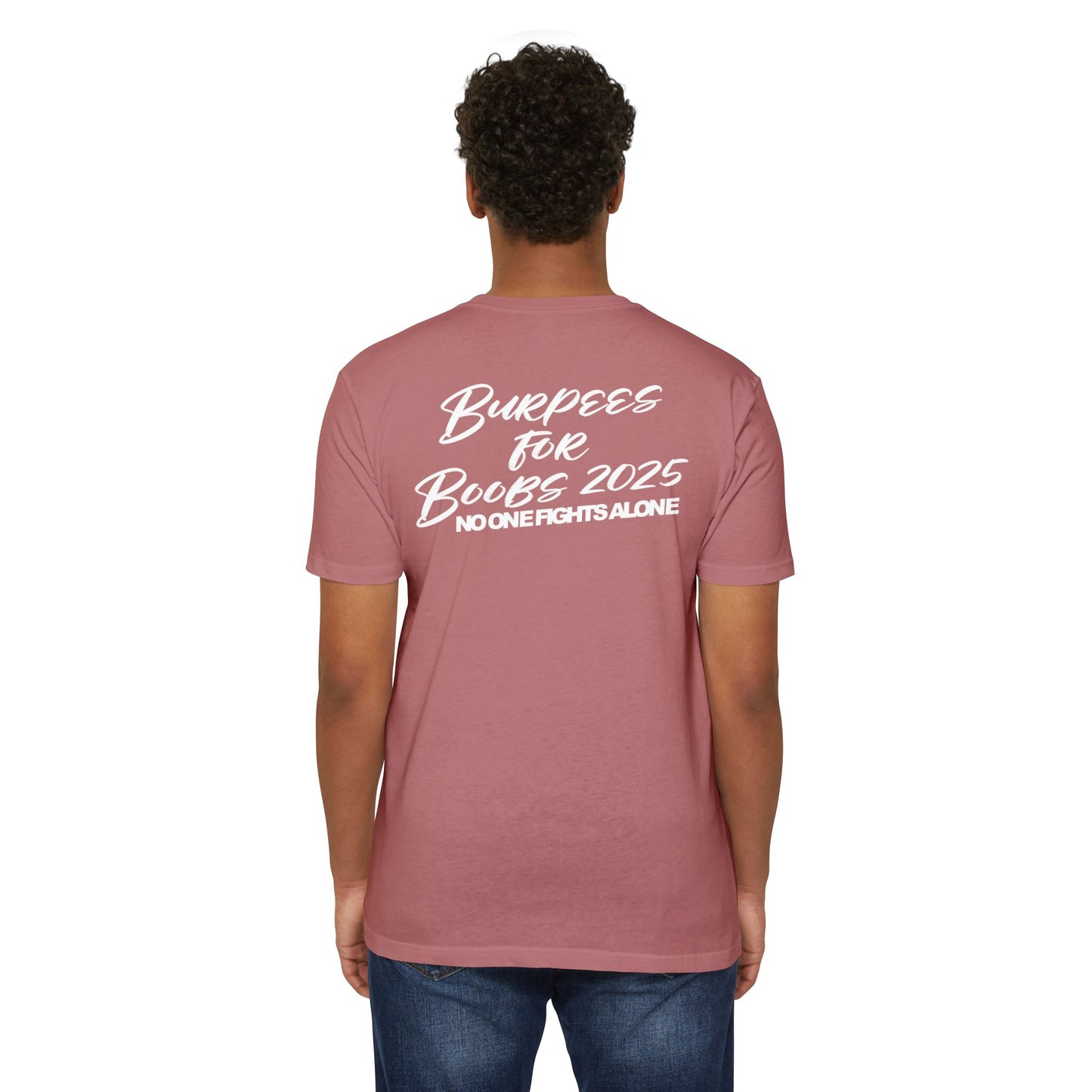 Fight for the Boobs | 3-46 GRIT CrossFit Breast Cancer Awareness Unisex Tee