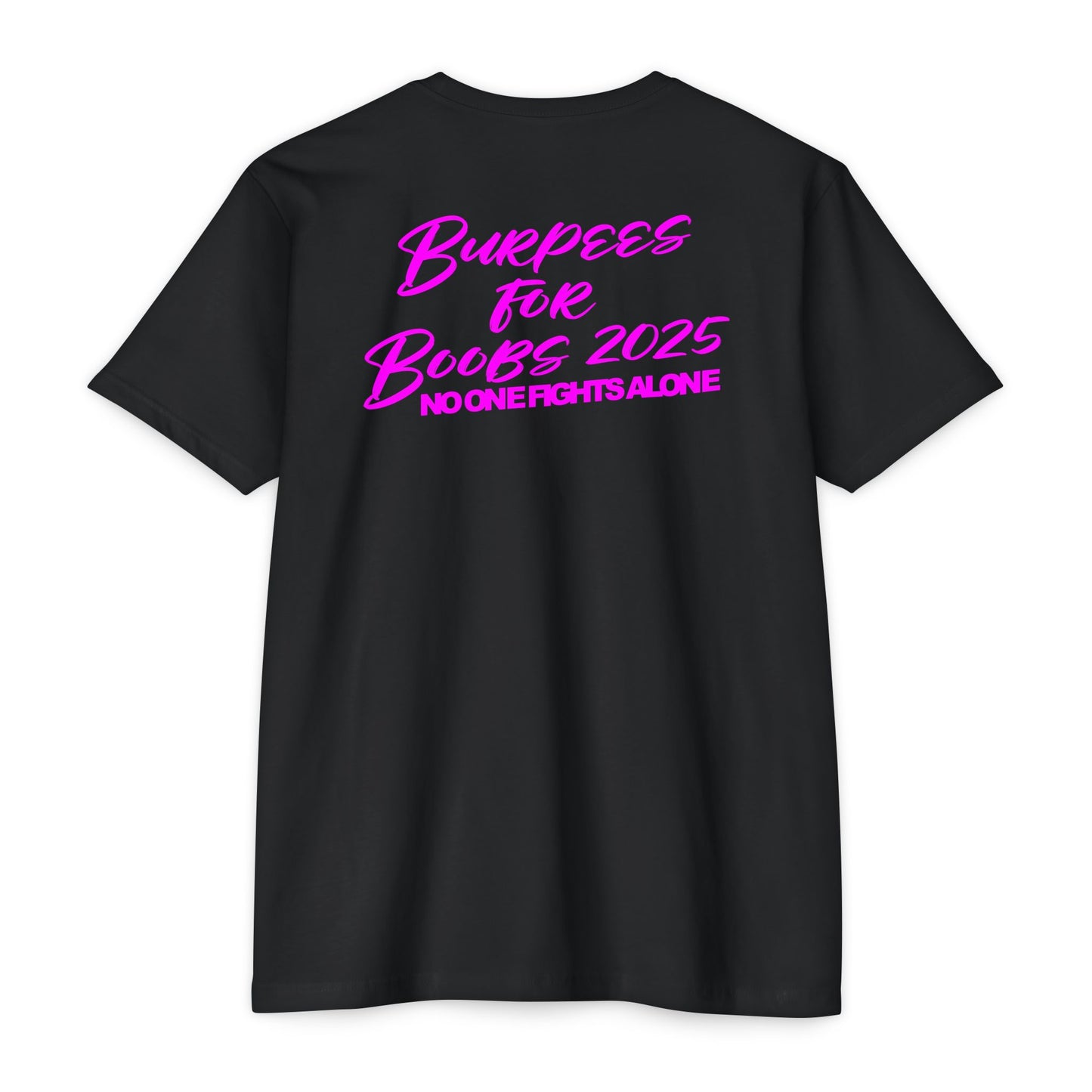 Fight for the Boobs | 3-46 GRIT CrossFit Breast Cancer Awareness Unisex Tee