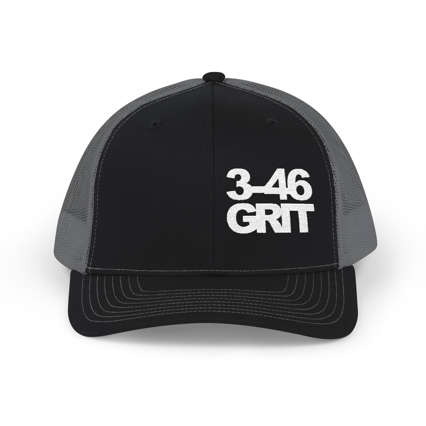 3-46 GRIT Offset Trucker Hat