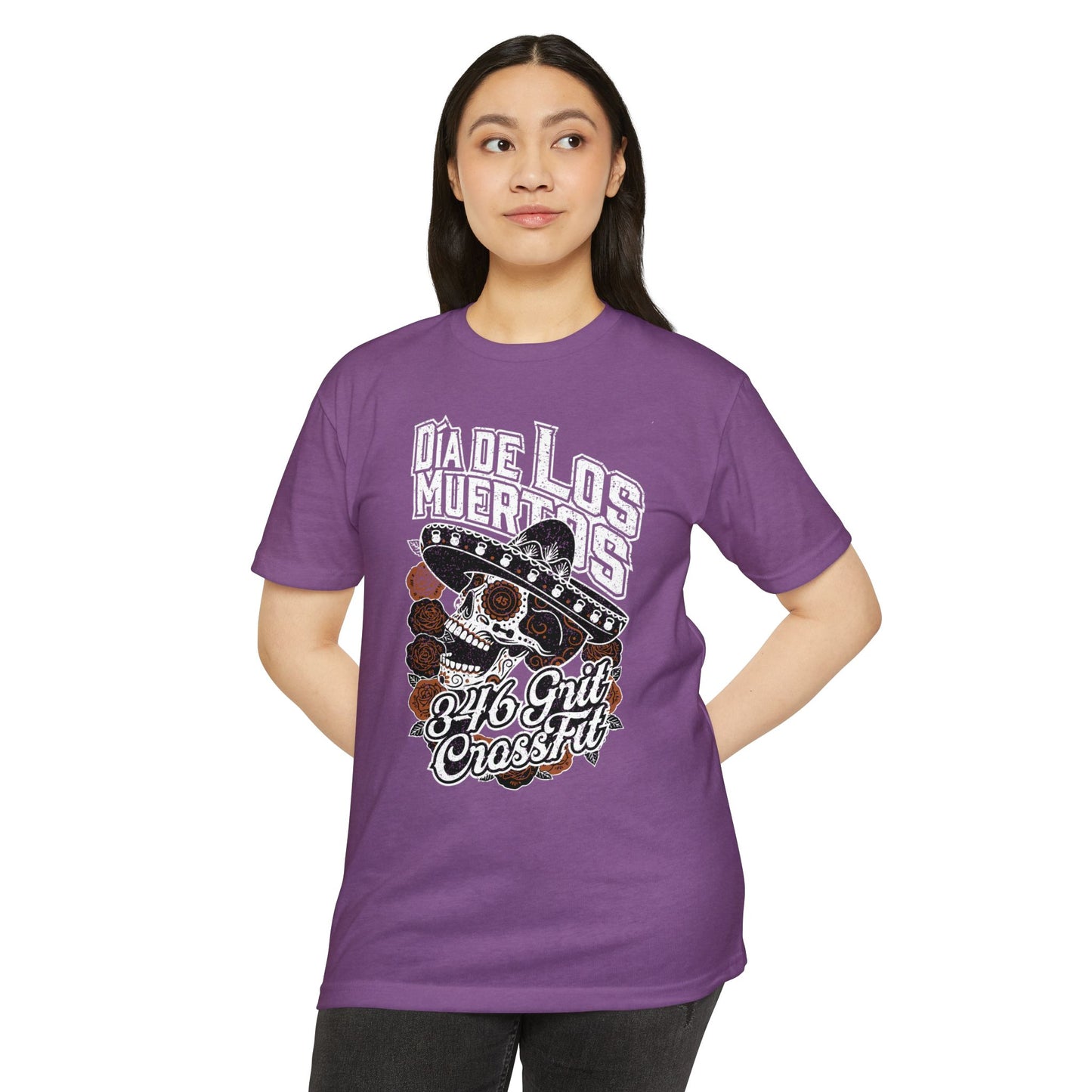 Dia de Los Muertos Skull T-Shirt 3-46 GRIT CrossFit