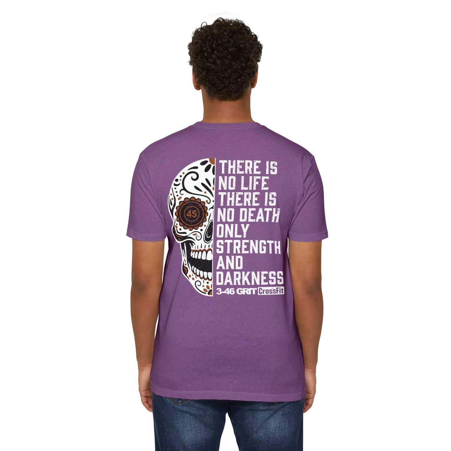 Dia de Los Muertos Skull T-Shirt 3-46 GRIT CrossFit