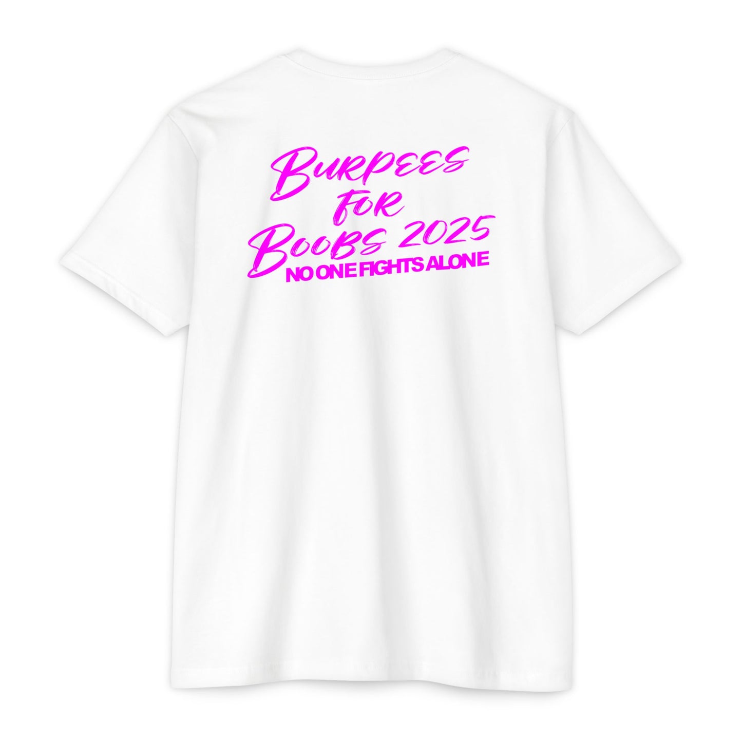 Fight for the Boobs | 3-46 GRIT CrossFit Breast Cancer Awareness Unisex Tee