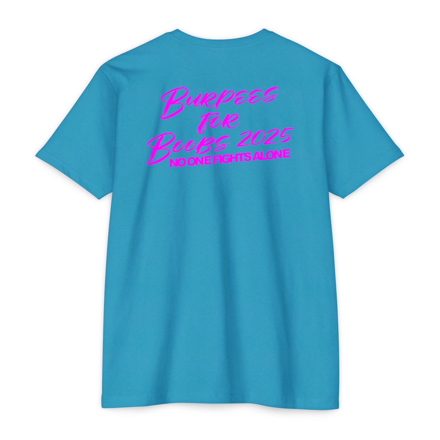 Fight for the Boobs | 3-46 GRIT CrossFit Breast Cancer Awareness Unisex Tee