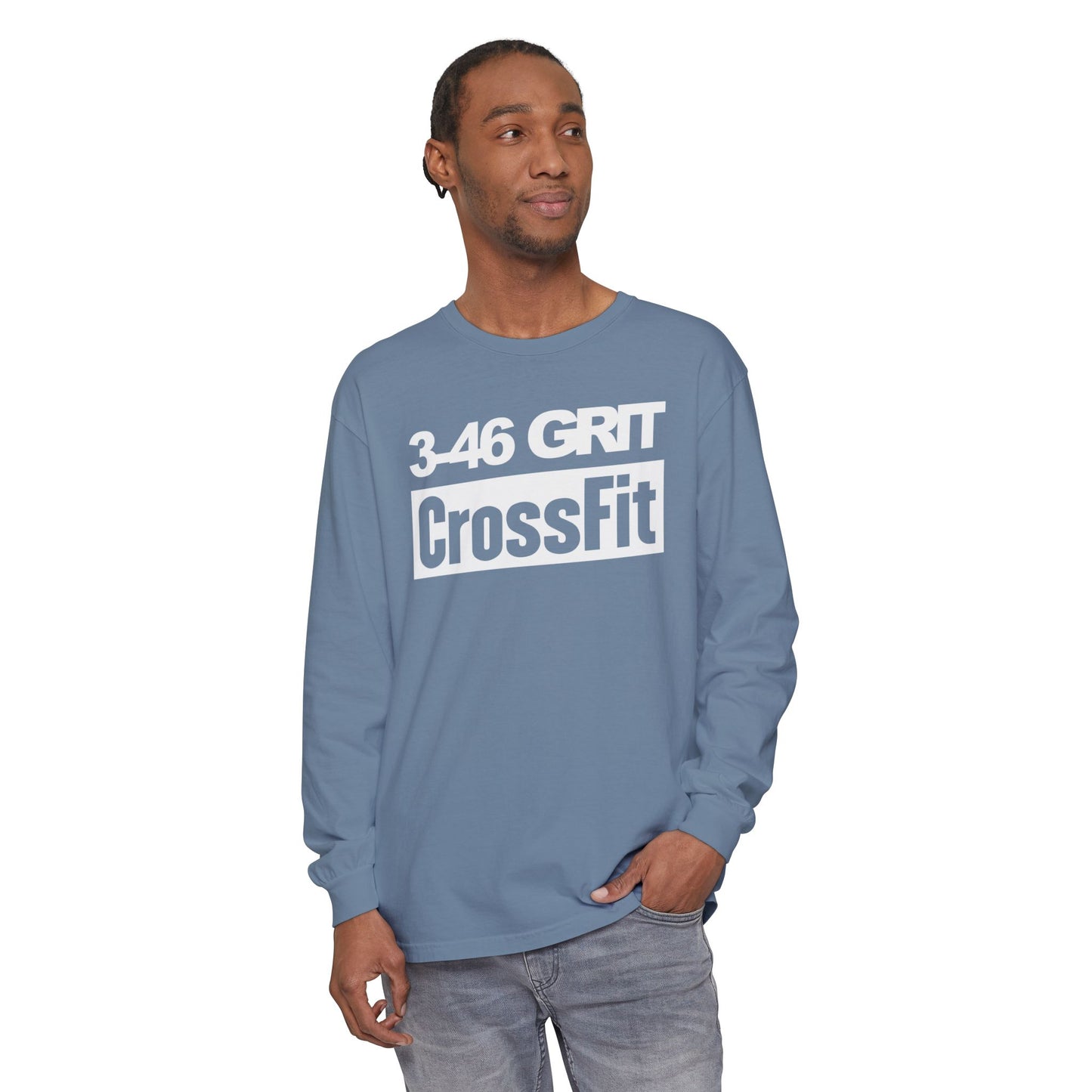 3-46 GRIT CrossFit Long Sleeve Comfort Colors Uni-Tee