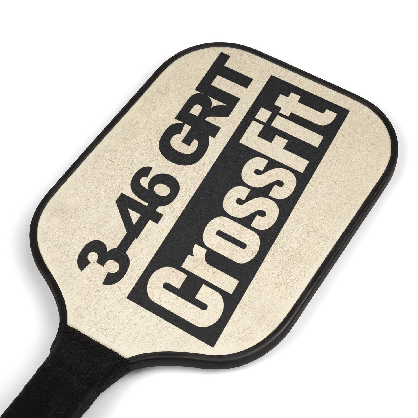 3-46 GRIT CrossFit Wooden Pickleball Paddles + Balls