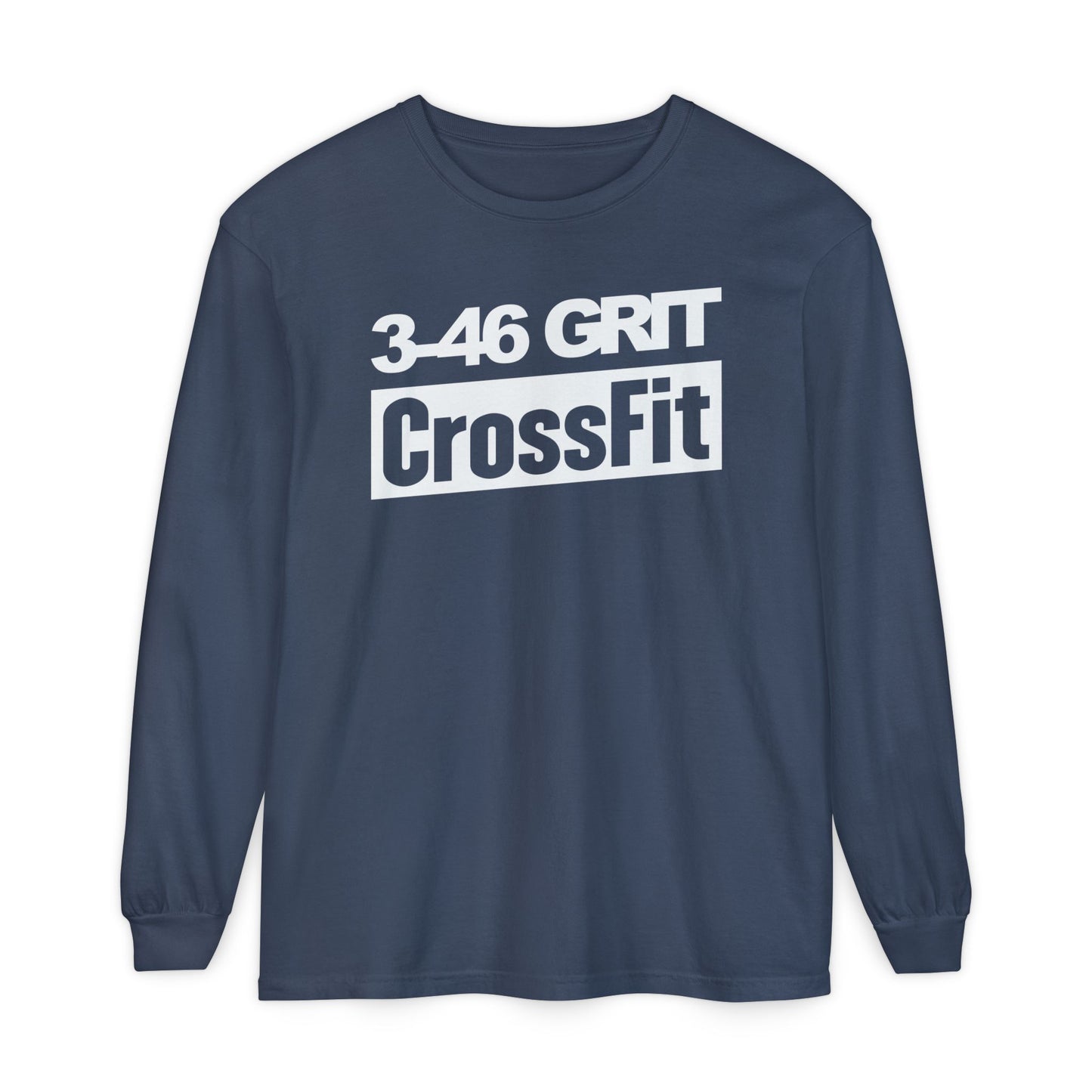 3-46 GRIT CrossFit Long Sleeve Comfort Colors Uni-Tee