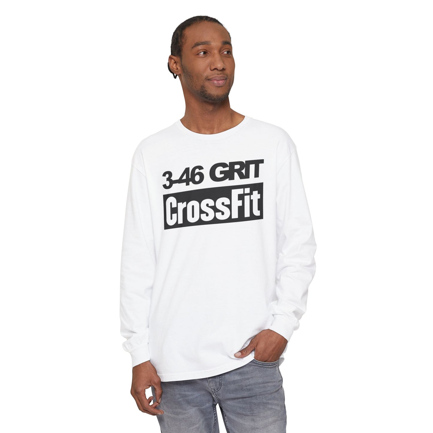 3-46 GRIT CrossFit Long Sleeve Comfort Colors Uni-Tee