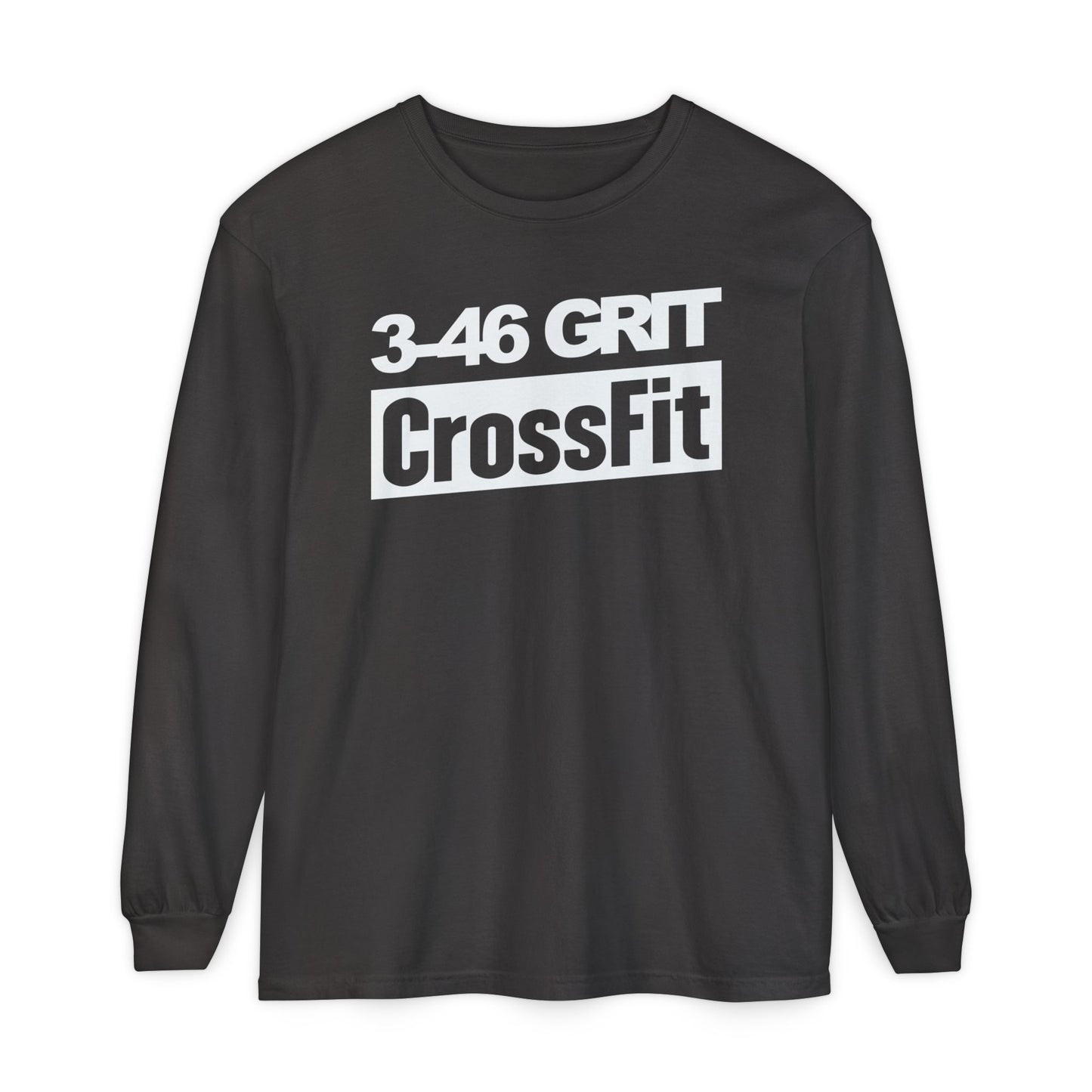 3-46 GRIT CrossFit Long Sleeve Comfort Colors Uni-Tee