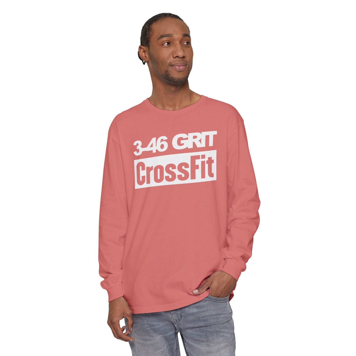 3-46 GRIT CrossFit Long Sleeve Comfort Colors Uni-Tee