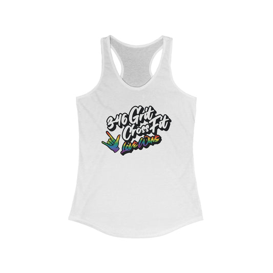 3-46 GRIT 2024 Pride Women's Racerback Tank