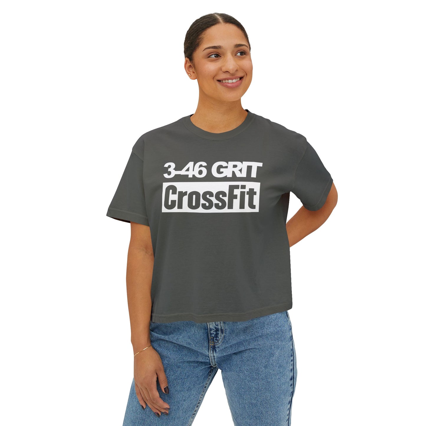 3-46 GRIT Women's Boxy Tee
