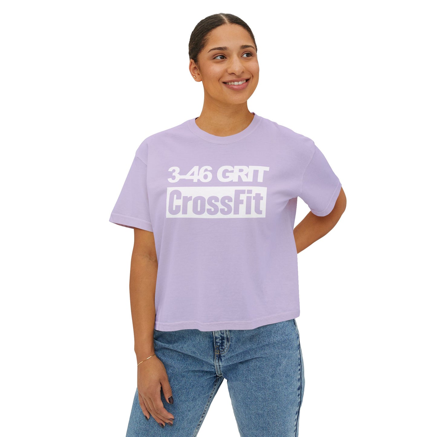 3-46 GRIT Women's Boxy Tee