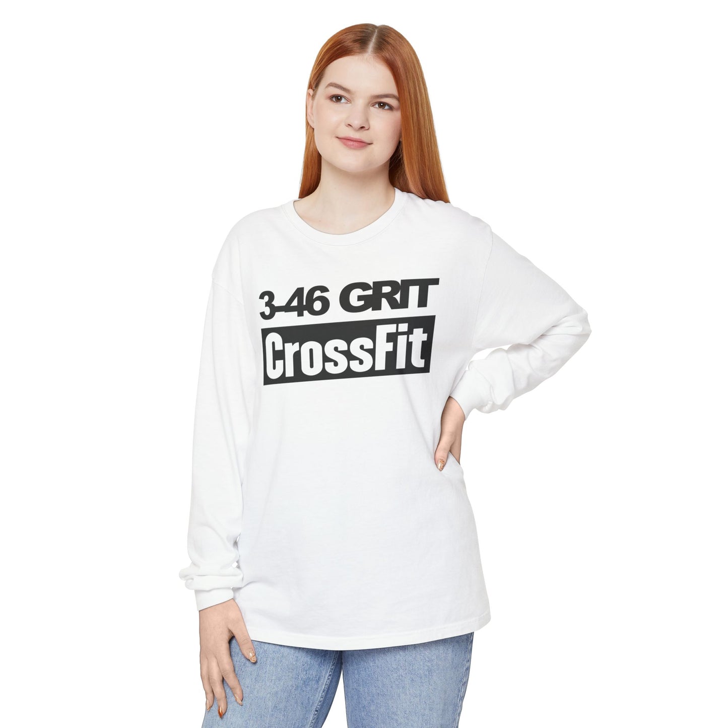 3-46 GRIT CrossFit Long Sleeve Comfort Colors Uni-Tee