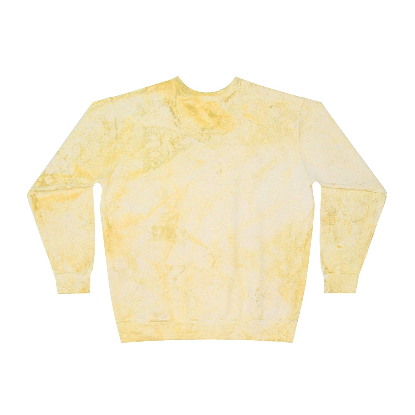3-46 Grit CrossFit Yellow Tie-Dye Crewneck Sweatshirt