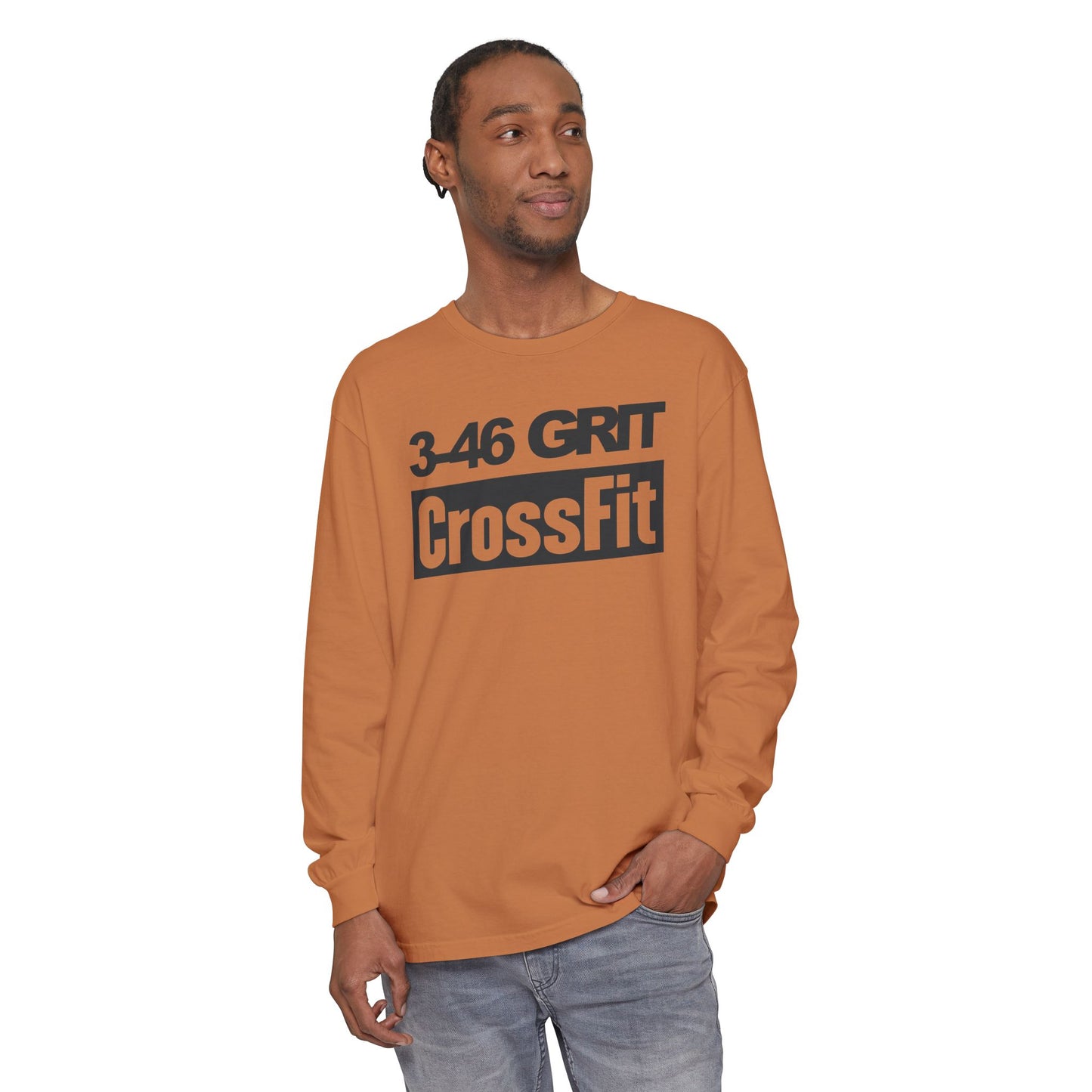 3-46 GRIT CrossFit Long Sleeve Comfort Colors Uni-Tee