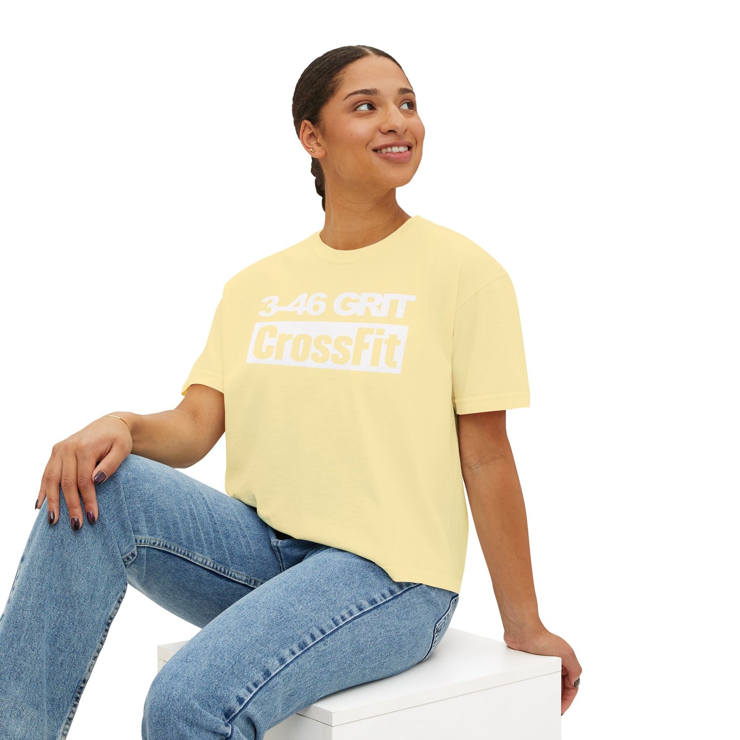 3-46 GRIT Women's Boxy Tee