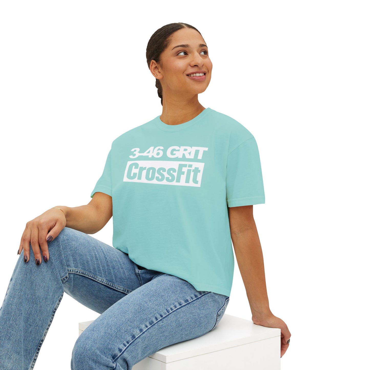 3-46 GRIT Women's Boxy Tee