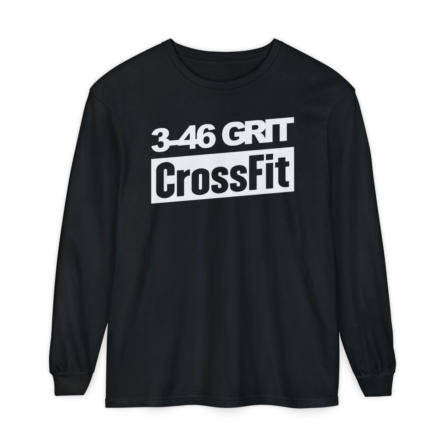 3-46 GRIT CrossFit Long Sleeve Comfort Colors Uni-Tee