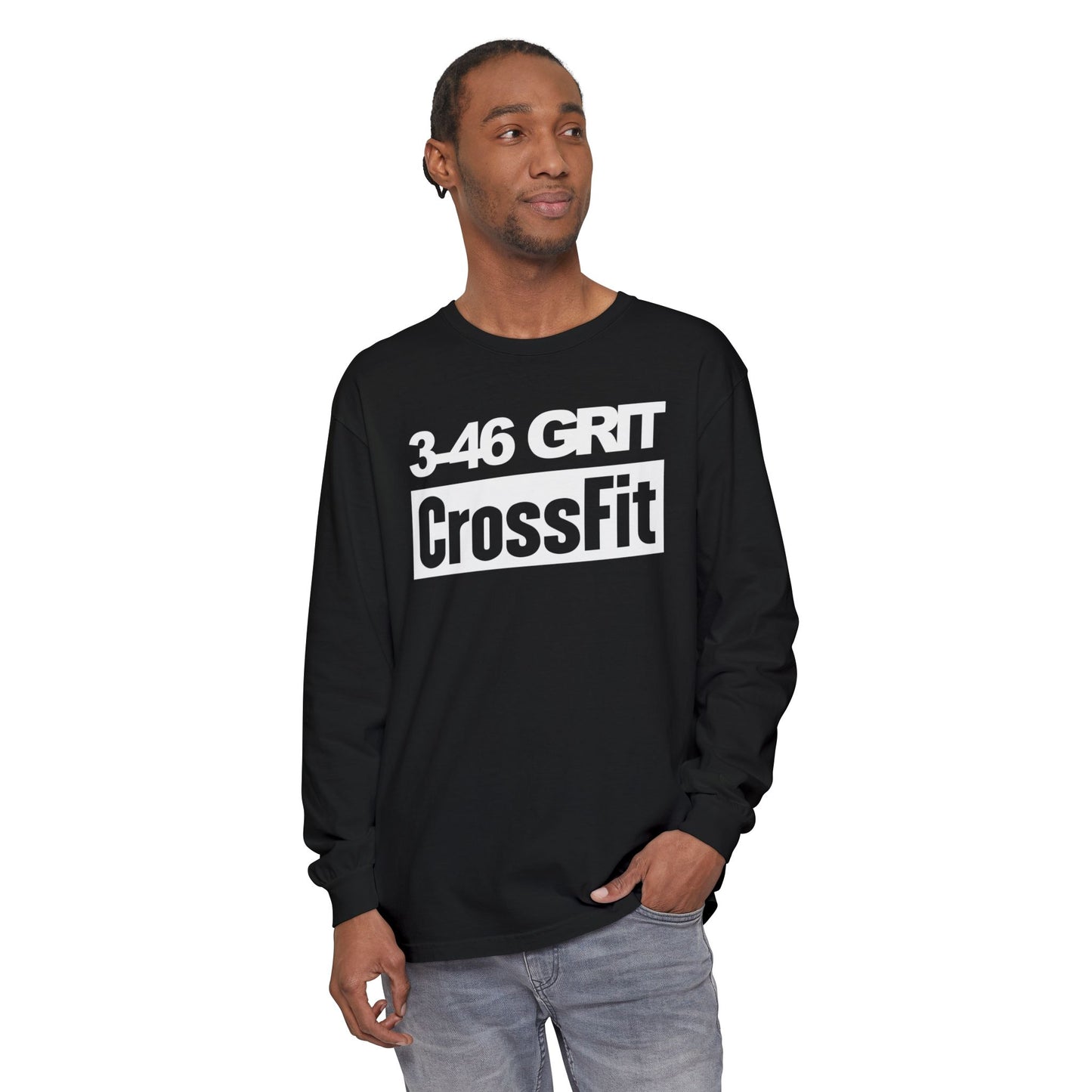 3-46 GRIT CrossFit Long Sleeve Comfort Colors Uni-Tee