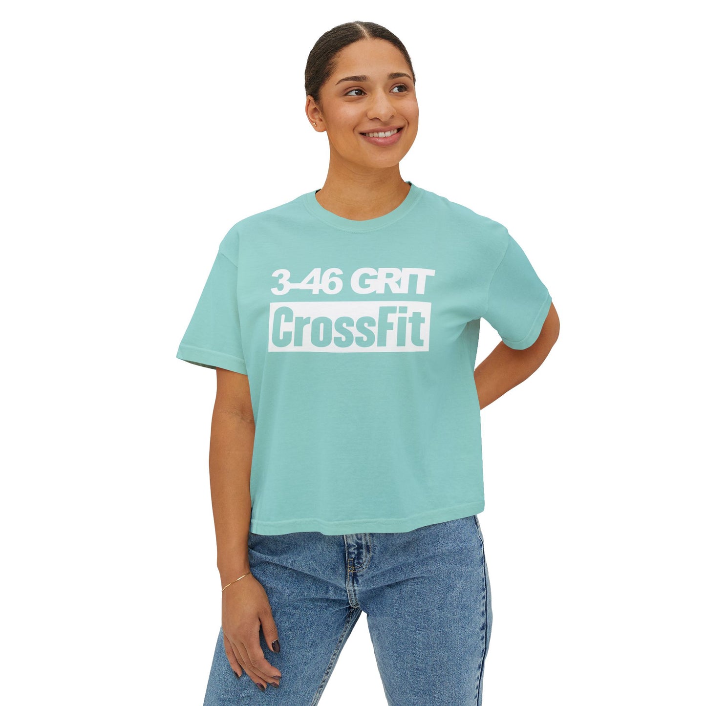 3-46 GRIT Women's Boxy Tee