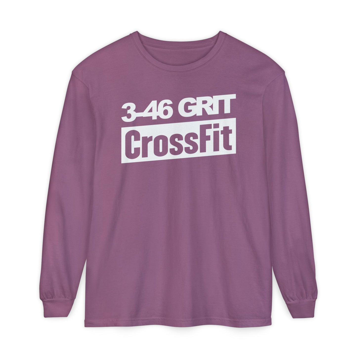 3-46 GRIT CrossFit Long Sleeve Comfort Colors Uni-Tee