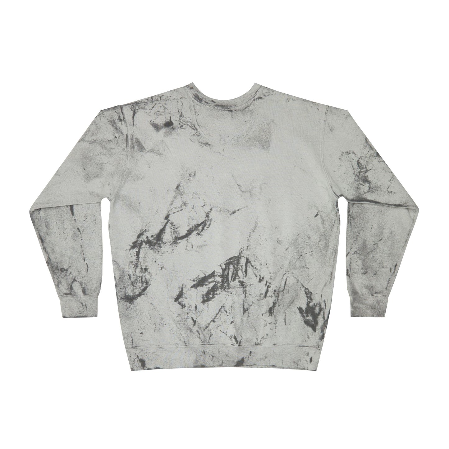 3-46 Grit CrossFit Gray Tie-Dye Crewneck Sweatshirt
