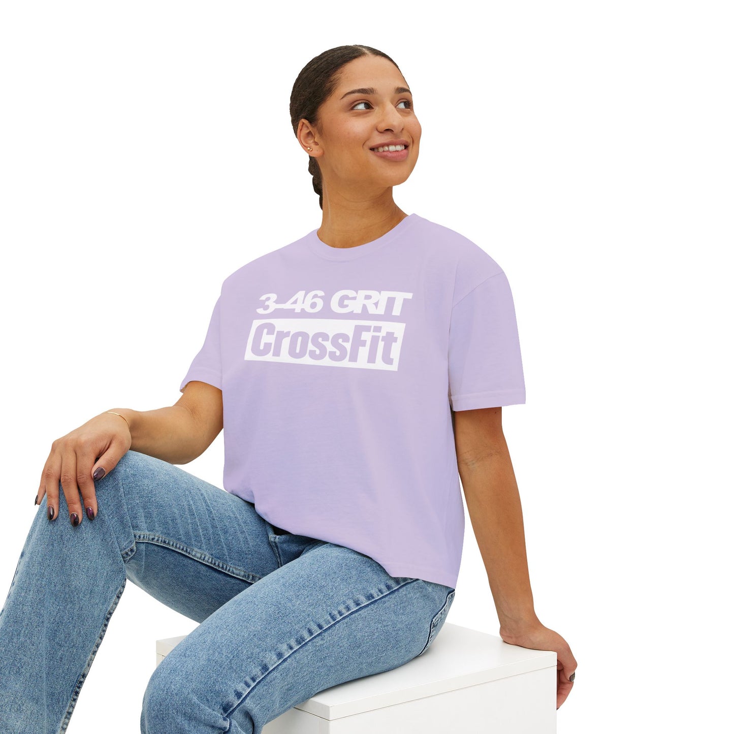 3-46 GRIT Women's Boxy Tee