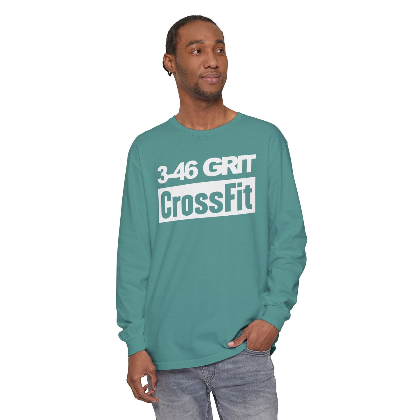 3-46 GRIT CrossFit Long Sleeve Comfort Colors Uni-Tee