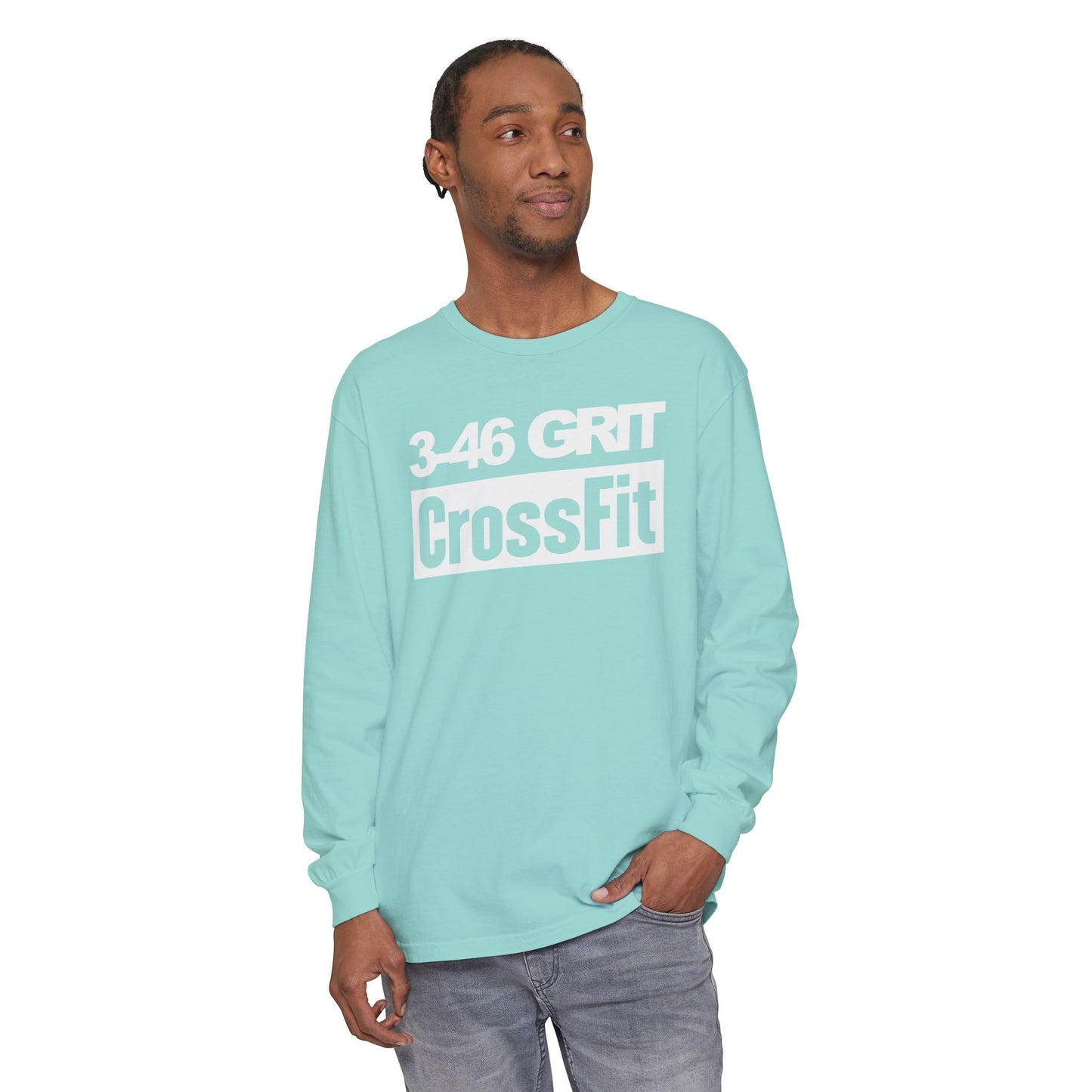 3-46 GRIT CrossFit Long Sleeve Comfort Colors Uni-Tee