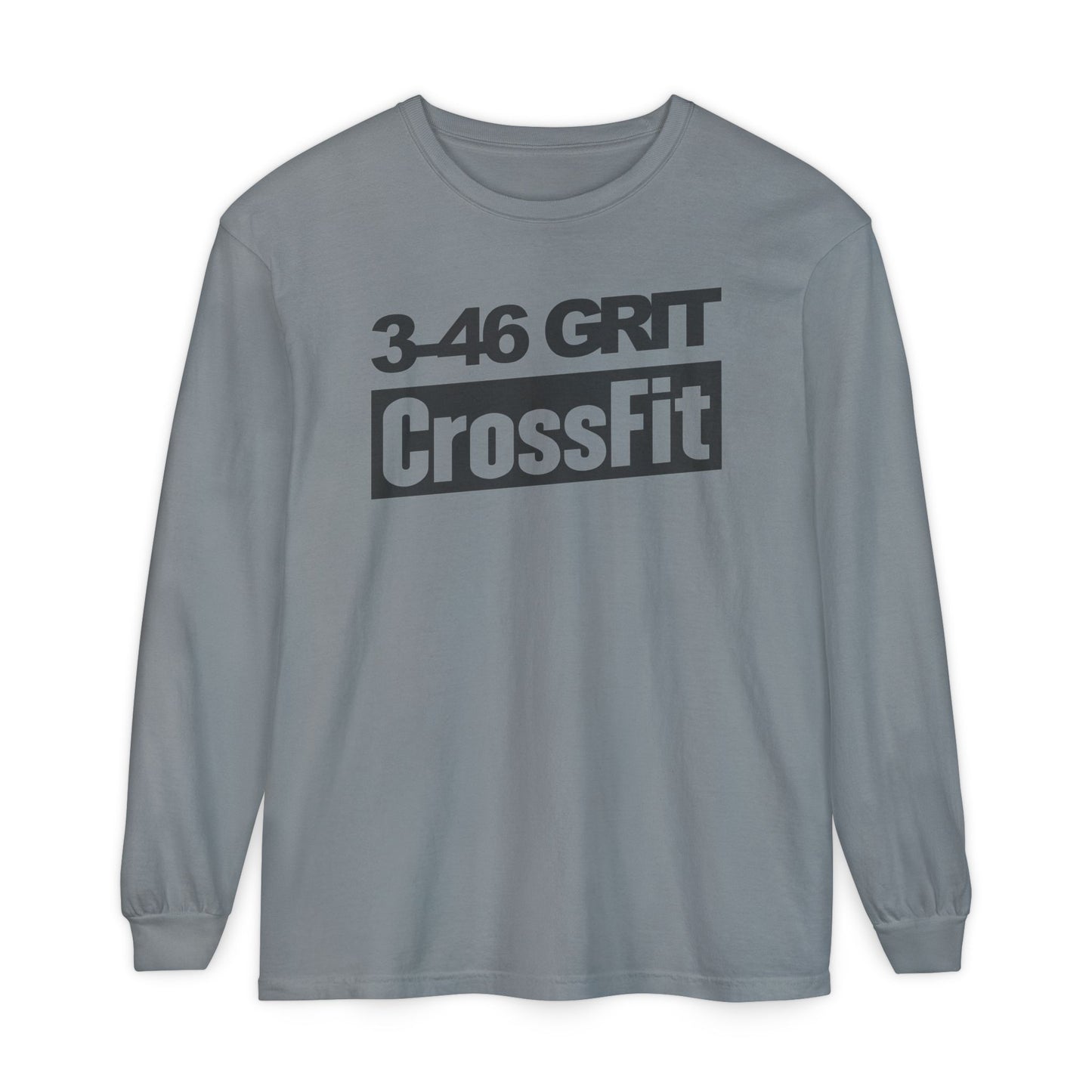 3-46 GRIT CrossFit Long Sleeve Comfort Colors Uni-Tee