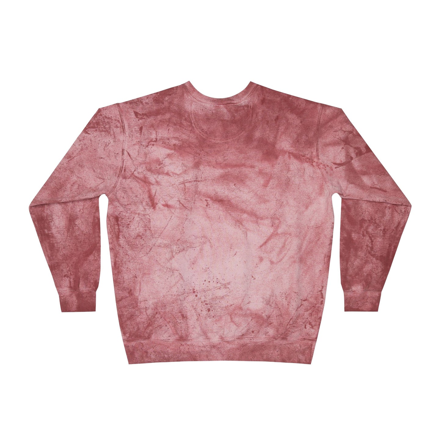 3-46 Grit CrossFit Red Tie-Dye Crewneck Sweatshirt