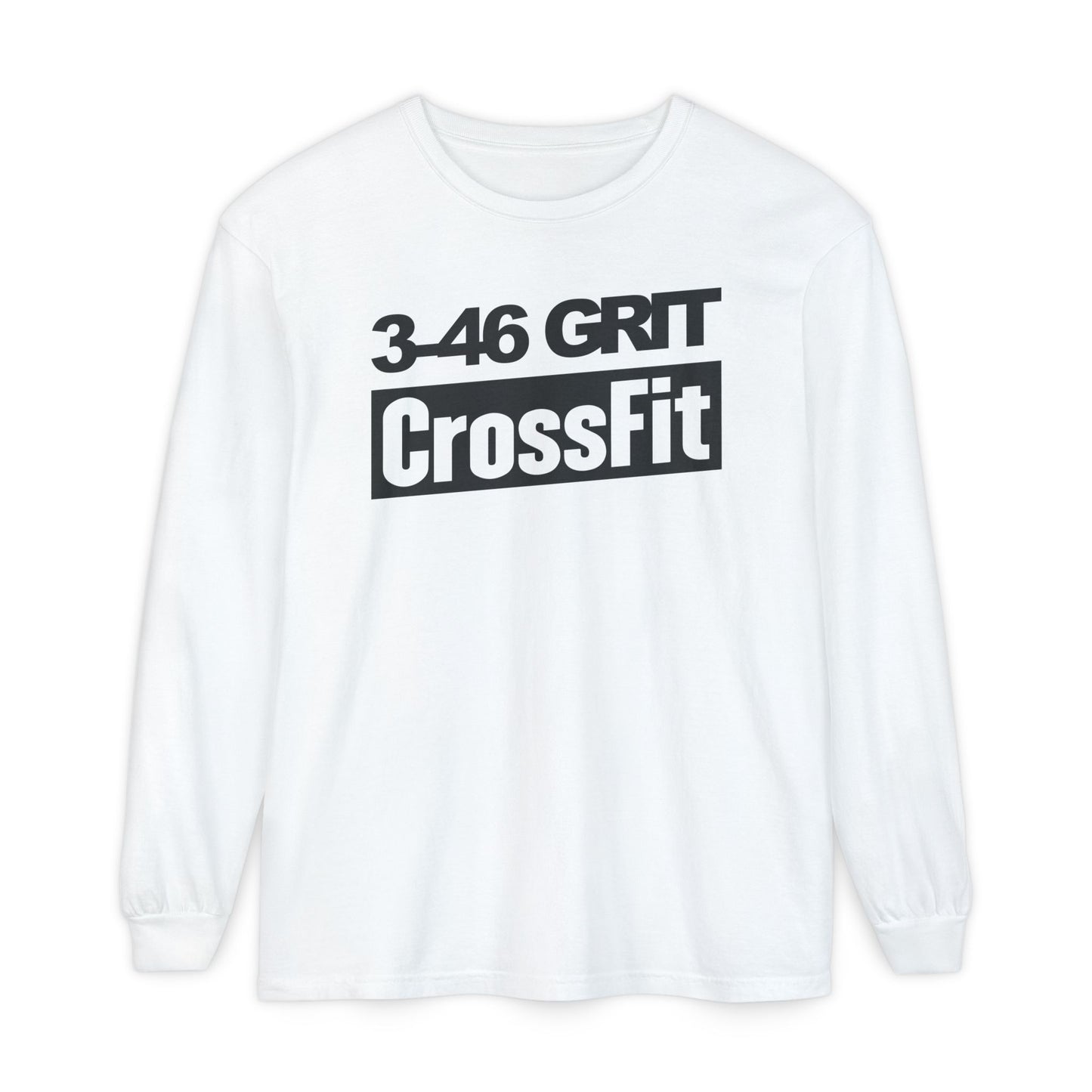 3-46 GRIT CrossFit Long Sleeve Comfort Colors Uni-Tee