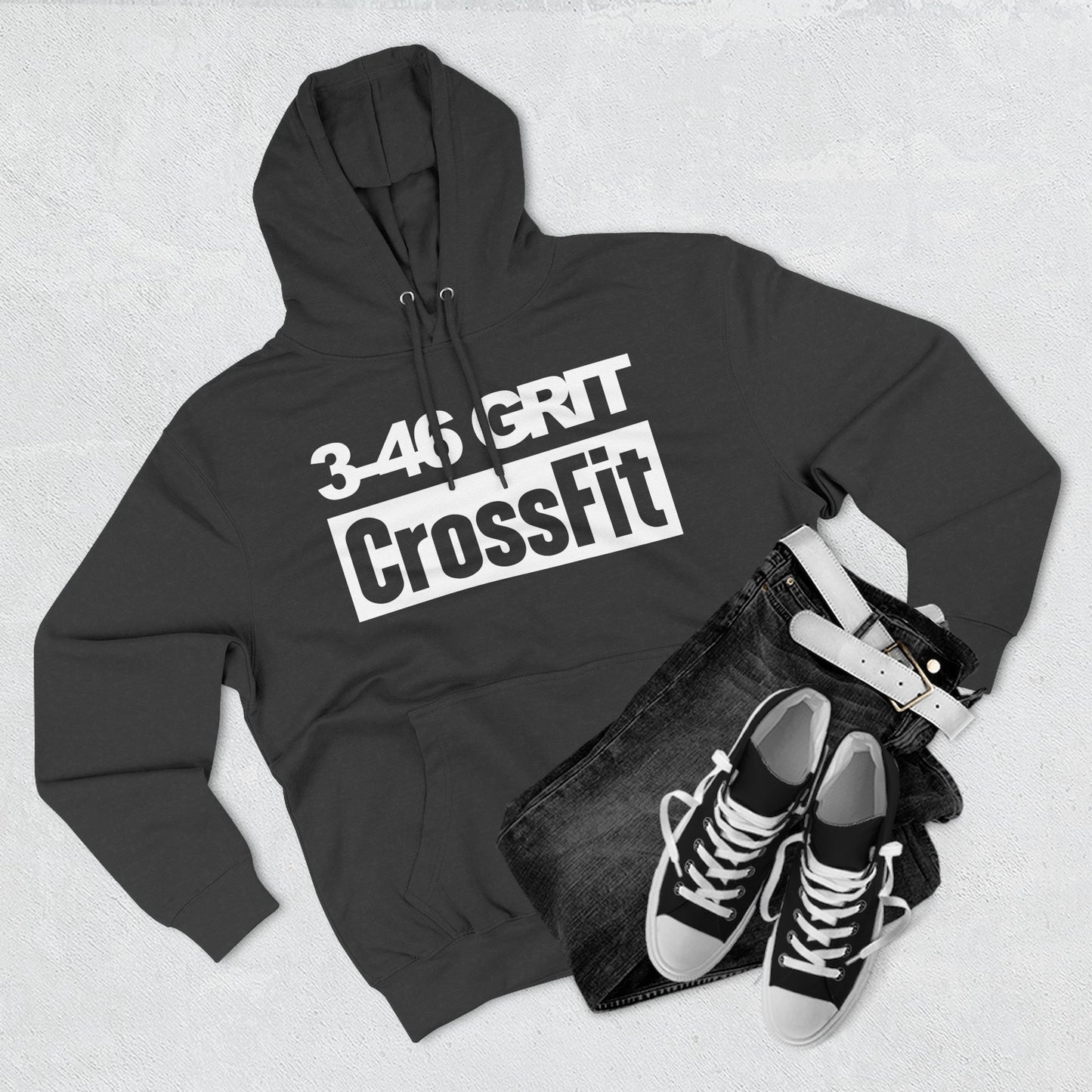 3-46 GRIT OG Unisex Pullover Hoodie