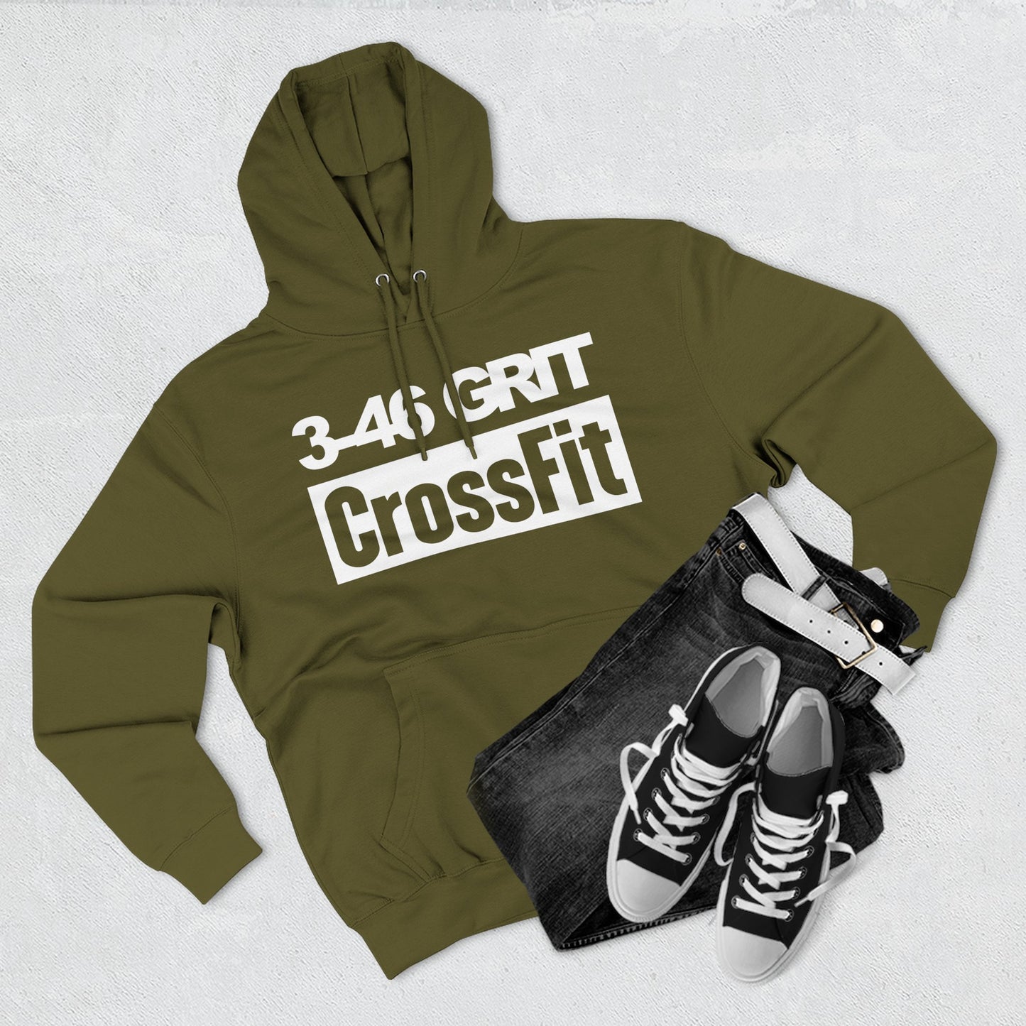 3-46 GRIT OG Unisex Pullover Hoodie