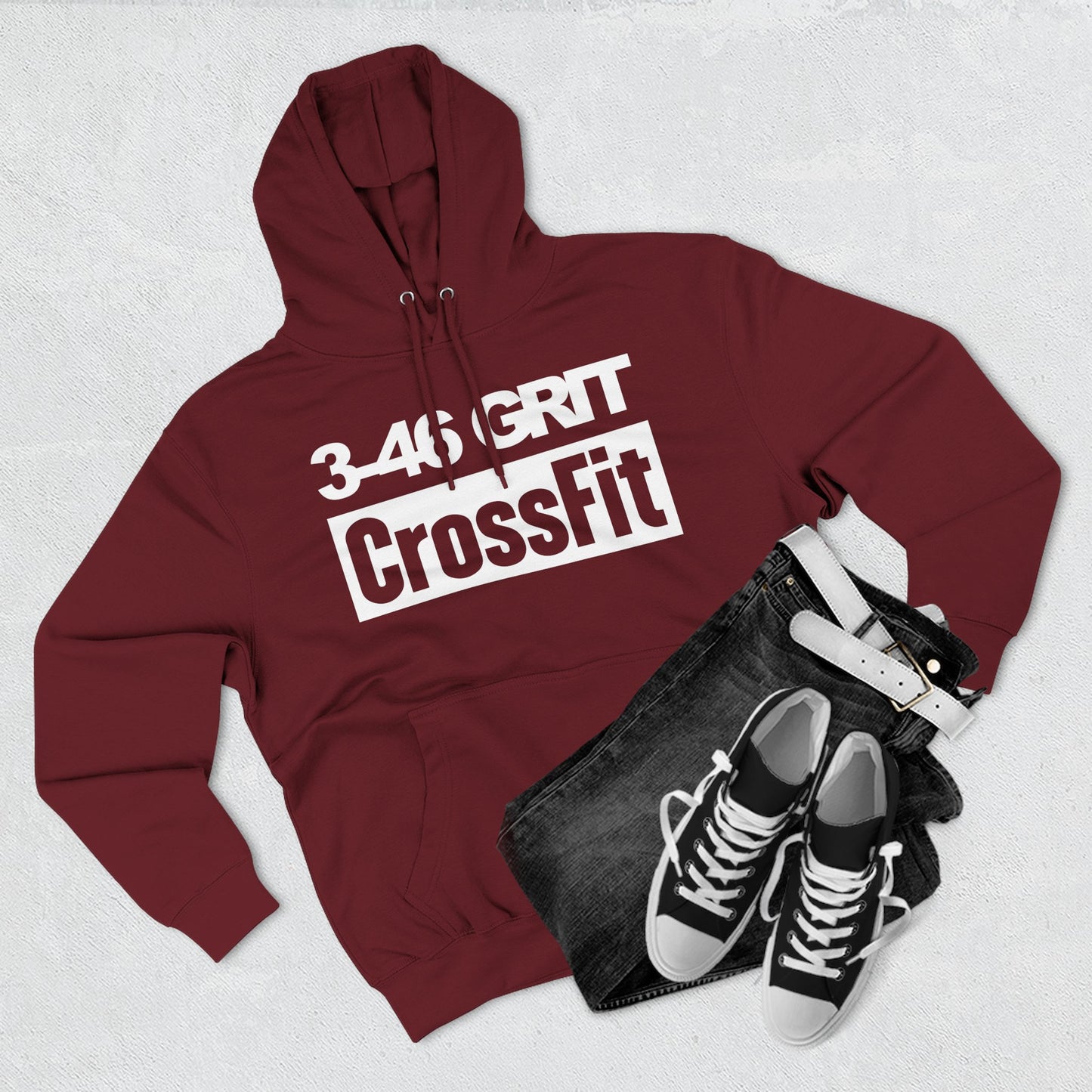3-46 GRIT OG Unisex Pullover Hoodie