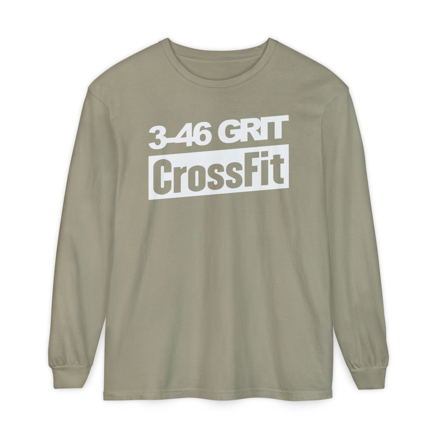 3-46 GRIT CrossFit Long Sleeve Comfort Colors Uni-Tee