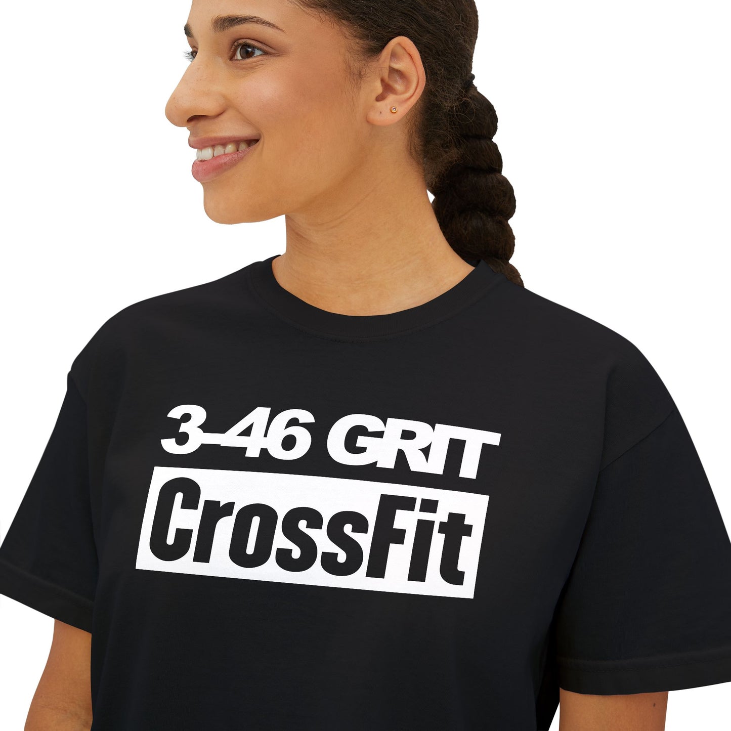 3-46 GRIT Women's Boxy Tee