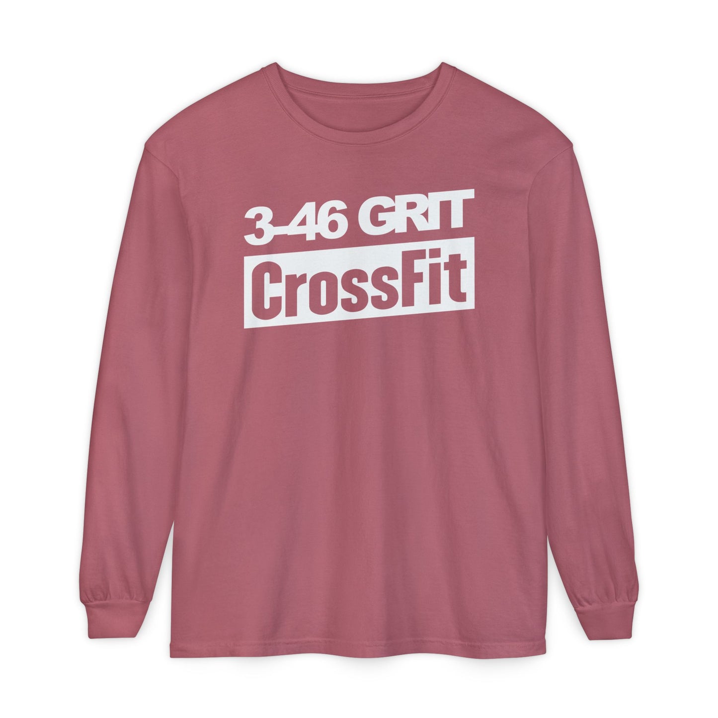 3-46 GRIT CrossFit Long Sleeve Comfort Colors Uni-Tee