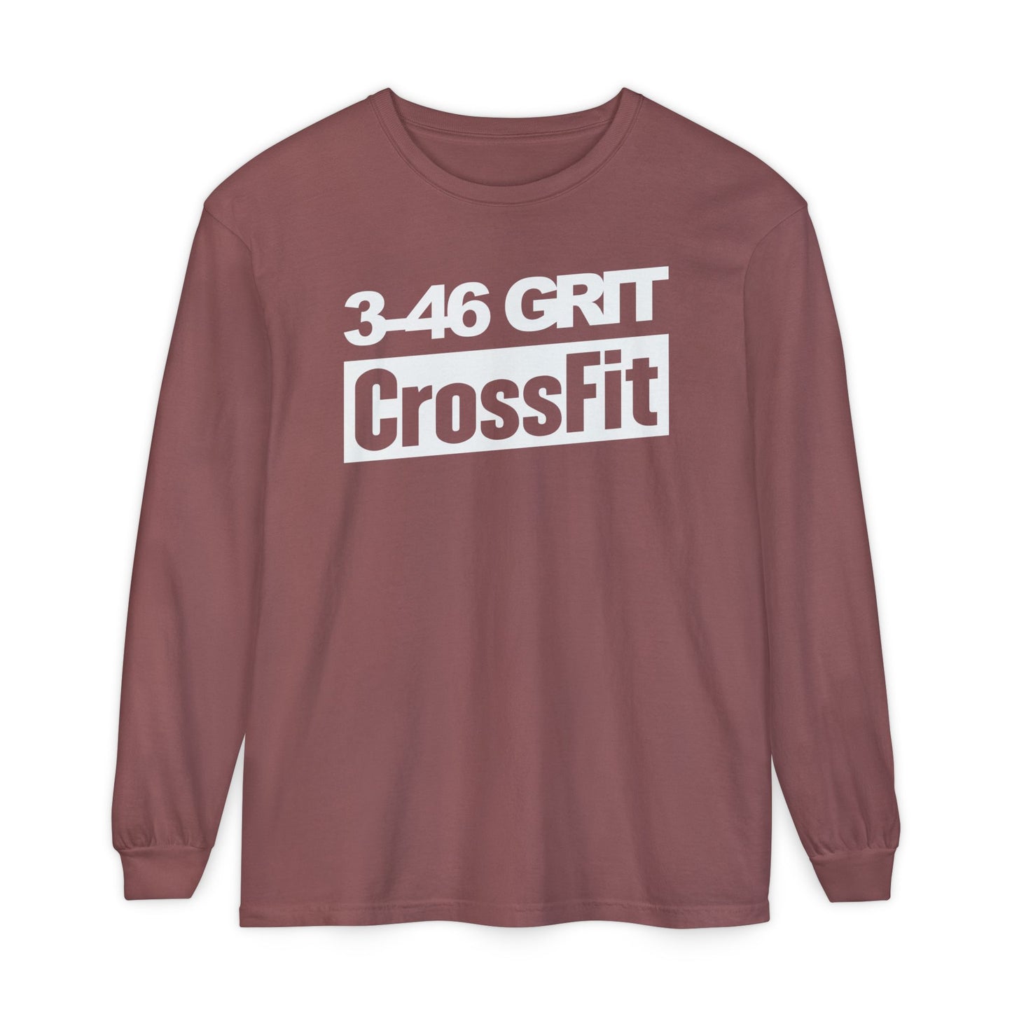 3-46 GRIT CrossFit Long Sleeve Comfort Colors Uni-Tee