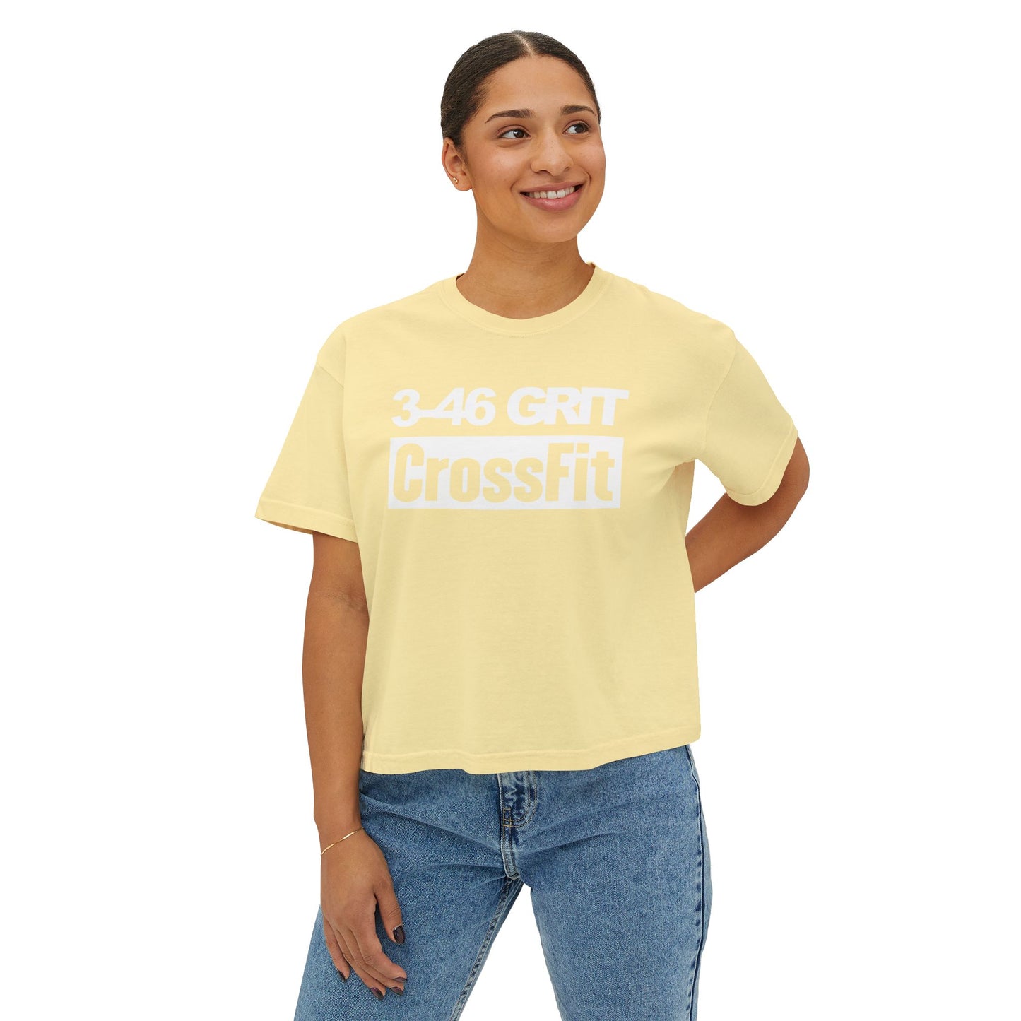3-46 GRIT Women's Boxy Tee