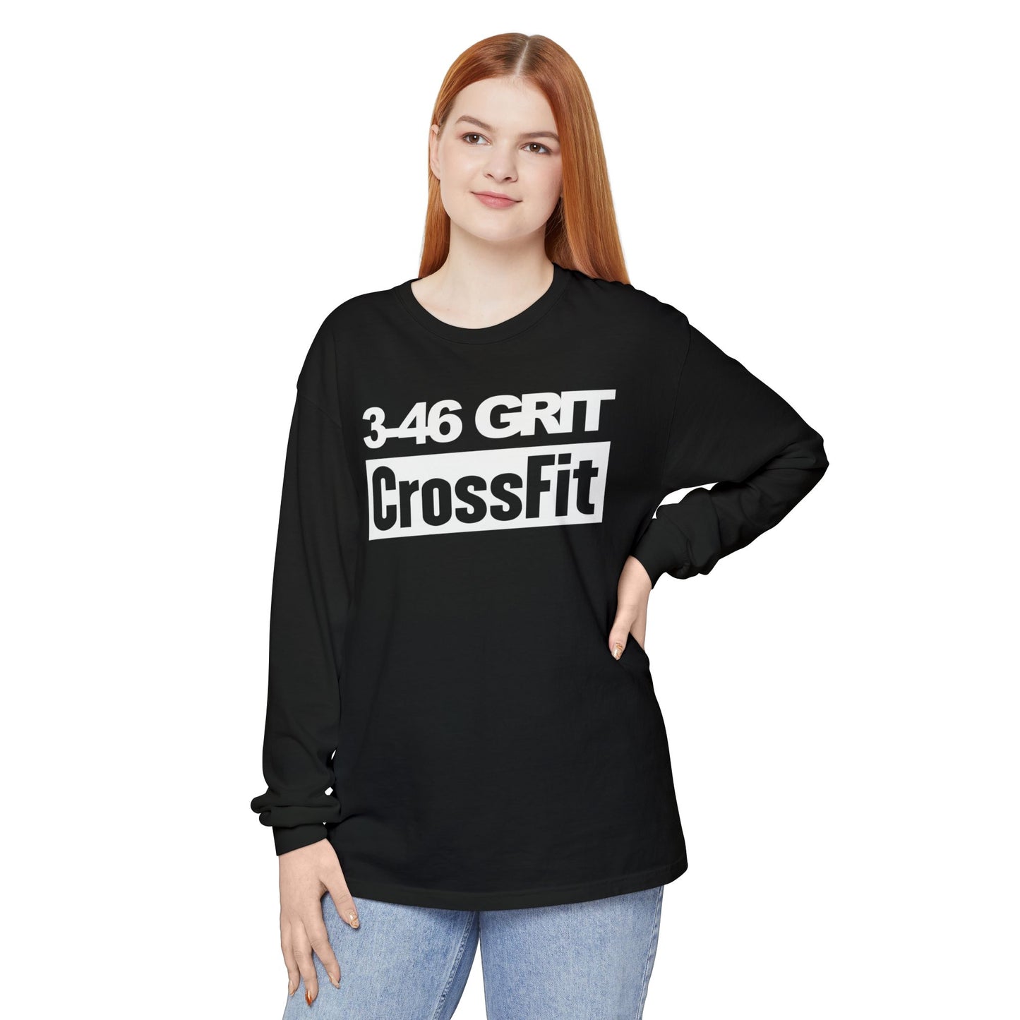 3-46 GRIT CrossFit Long Sleeve Comfort Colors Uni-Tee