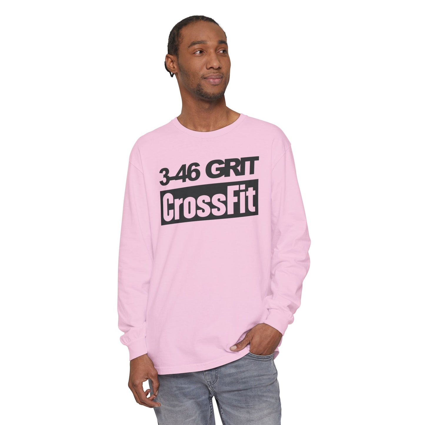3-46 GRIT CrossFit Long Sleeve Comfort Colors Uni-Tee