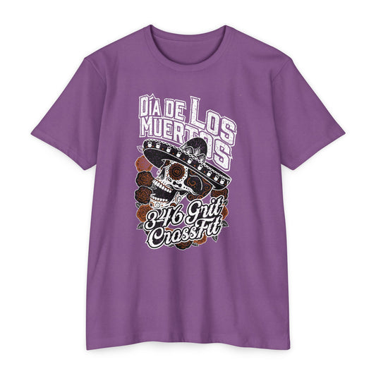 Dia de Los Muertos Skull T-Shirt 3-46 GRIT CrossFit
