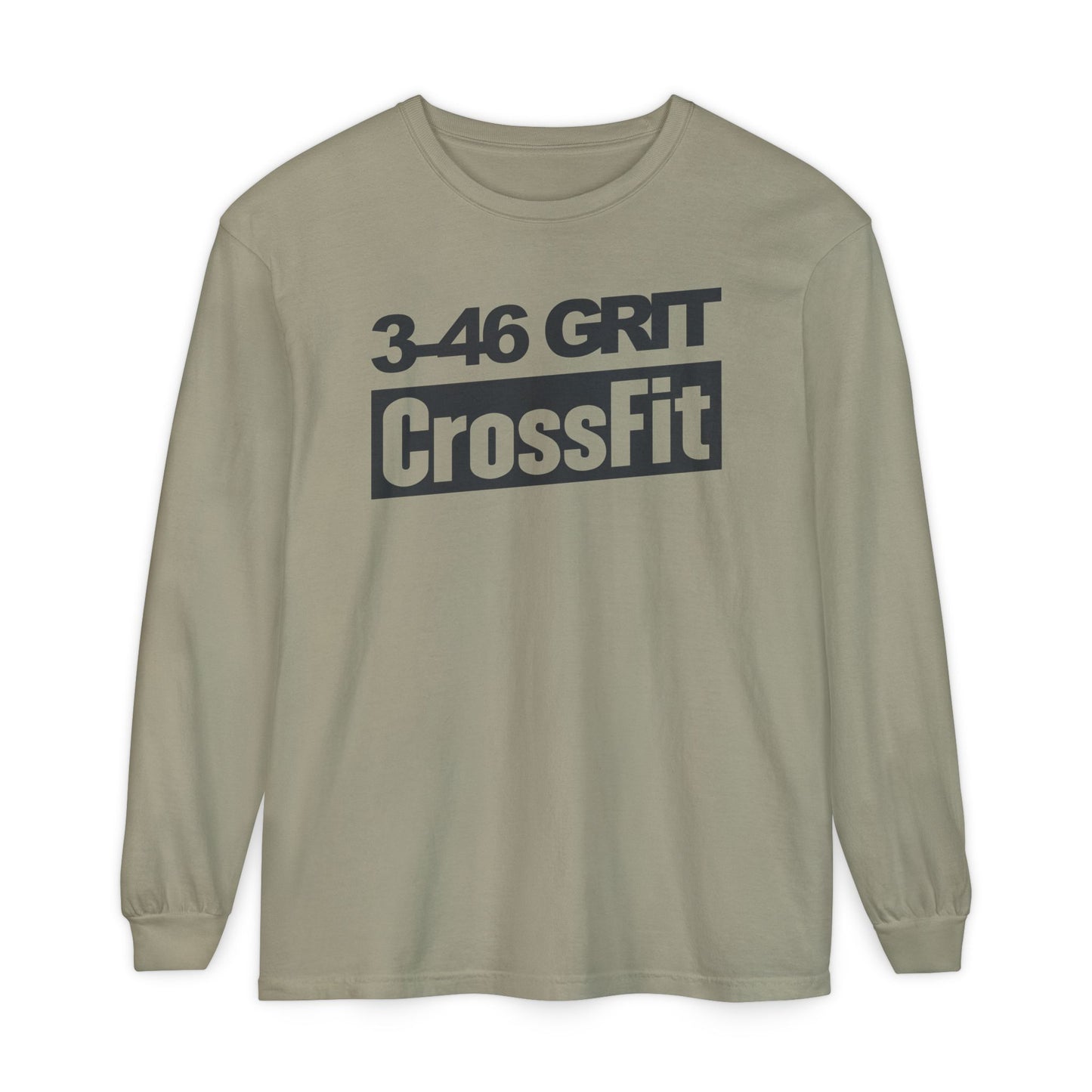 3-46 GRIT CrossFit Long Sleeve Comfort Colors Uni-Tee