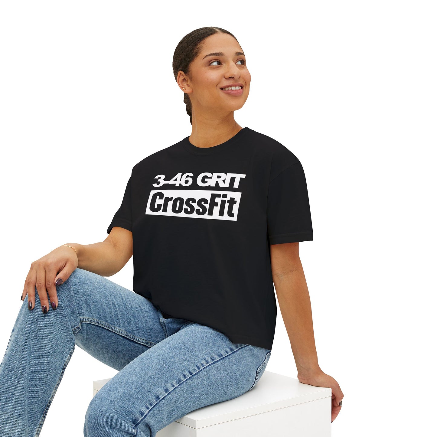 3-46 GRIT Women's Boxy Tee