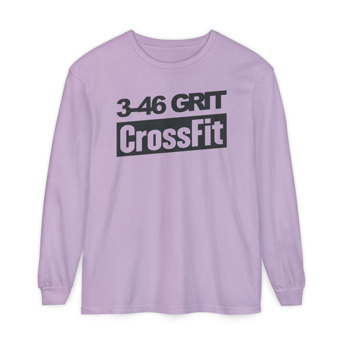 3-46 GRIT CrossFit Long Sleeve Comfort Colors Uni-Tee