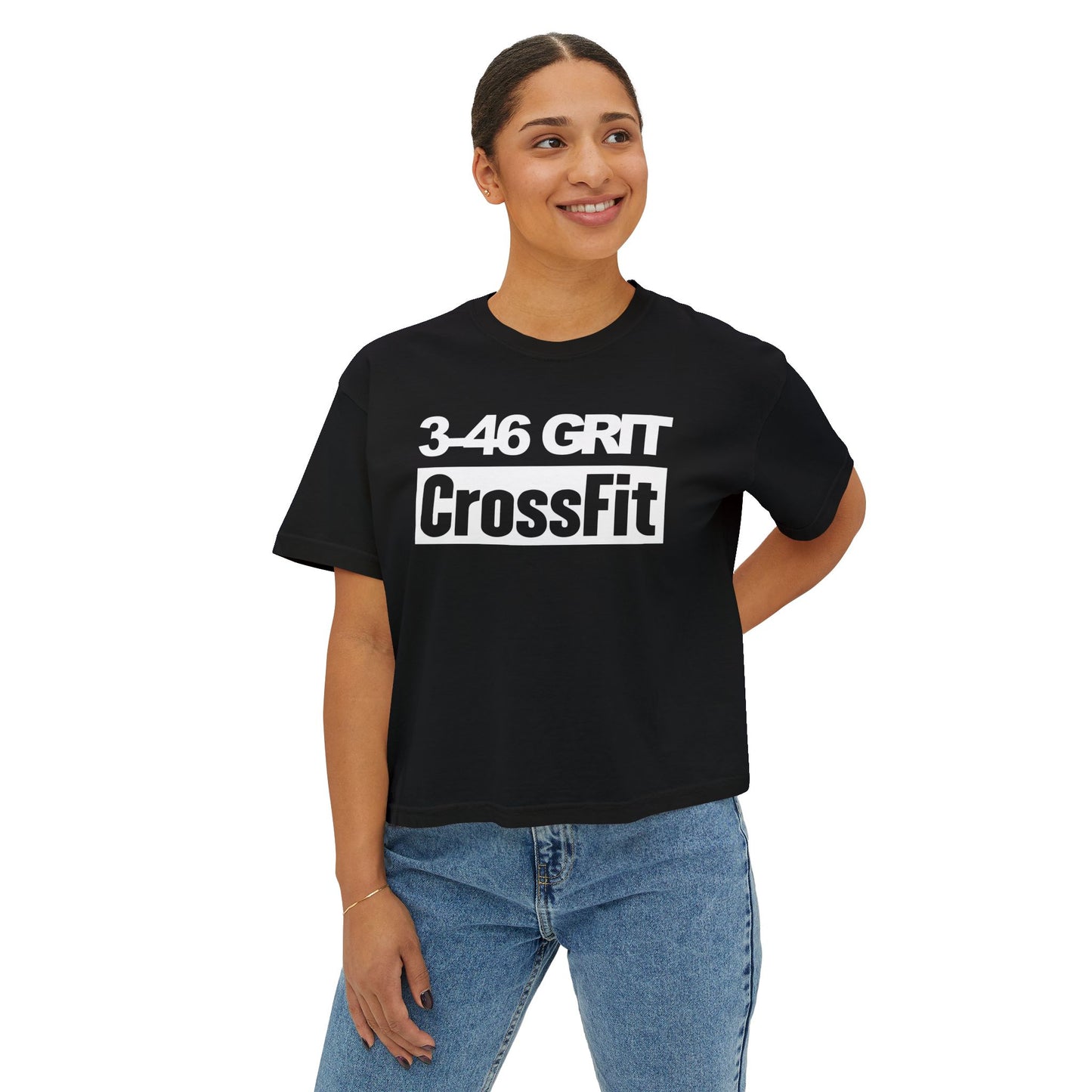 3-46 GRIT Women's Boxy Tee