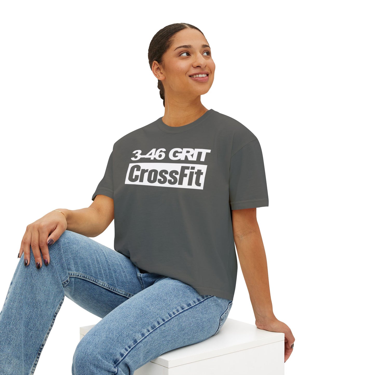 3-46 GRIT Women's Boxy Tee