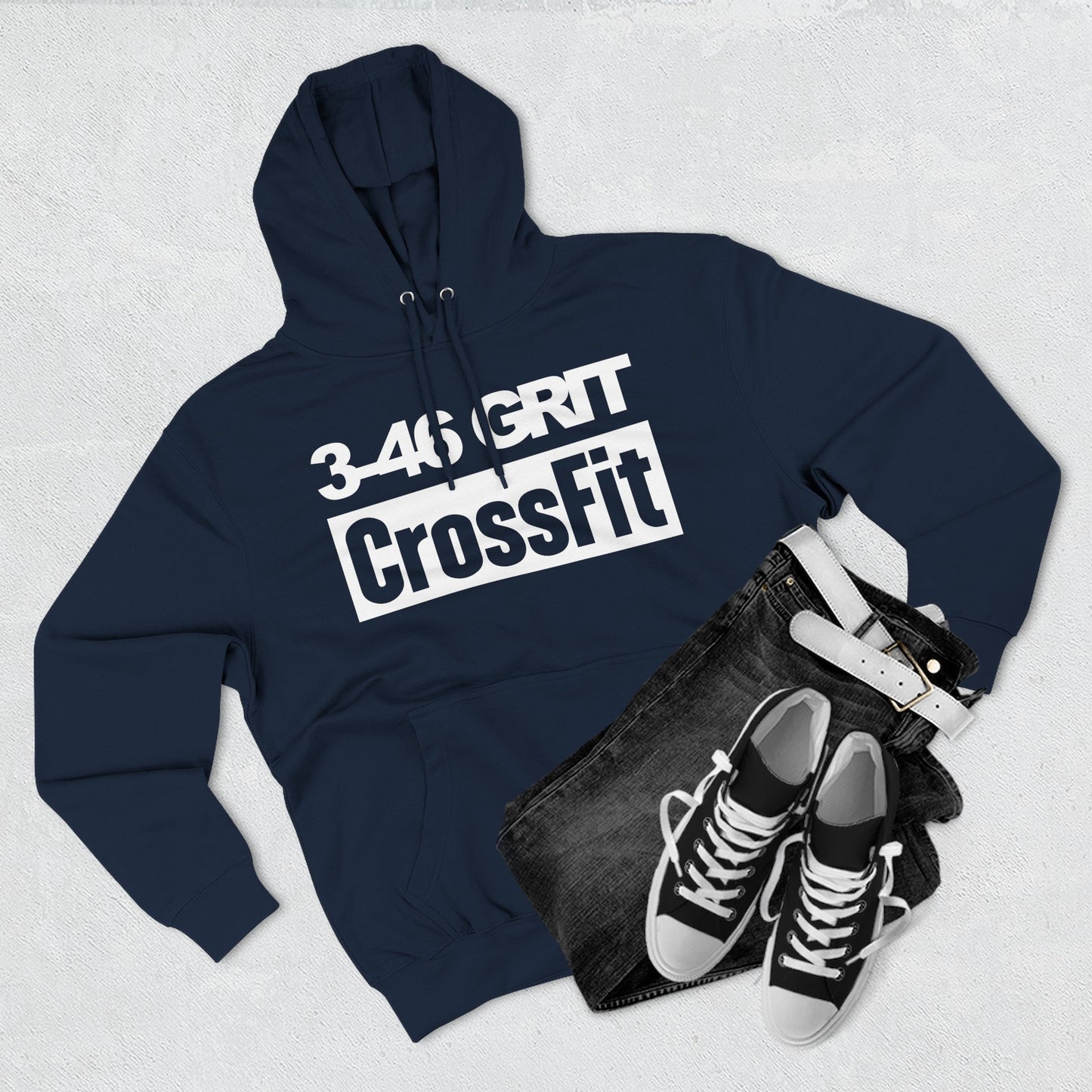 3-46 GRIT OG Unisex Pullover Hoodie